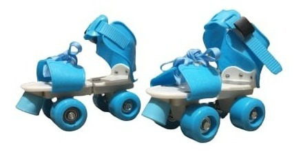 Patines 4 Ruedas Extensibles Con Freno En Practica Valija