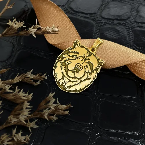 Dije Perro Chow Chow Mascota Oro 18k