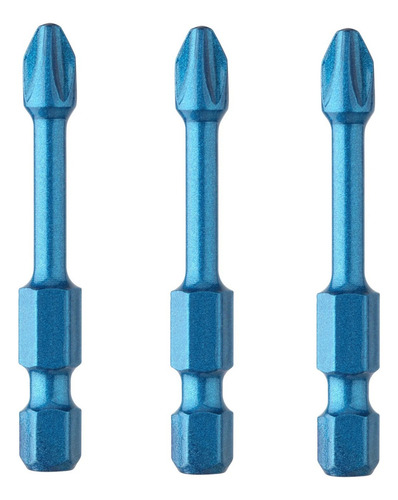 Puntas De Impacto Blue Shock Cruz Ph2 X 50mm 3 Pzs Diager