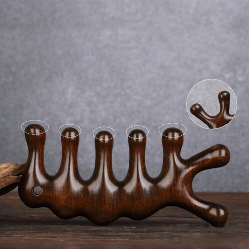 1pcs Sandalwood Massage Comb Head Meridian Scalp Shoulde Nna