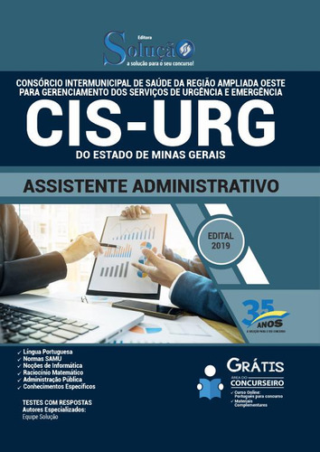 Apostila Cis Urg Mg - Assistente Administrativo