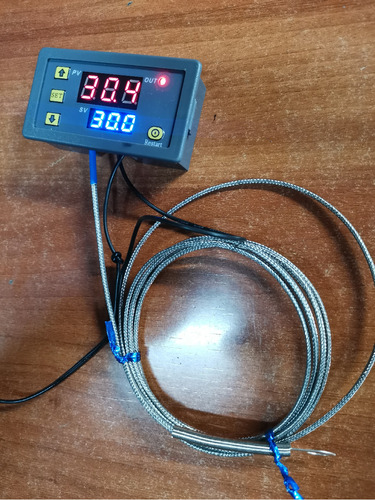 Reloj Temperatura Digital 12v Medidor Sensor