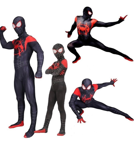 Disfraz De Halloween Para Spiderman Miles Morales Cosplay Ad