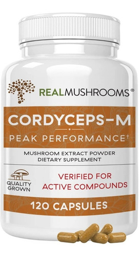 Real Mushrooms | Cordyceps Peak Performance | 120 Capsules