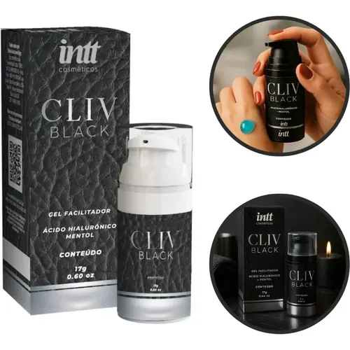 Cliv Black Anestésico Anal Sem Dor Exta Forte 17g Mentol Int