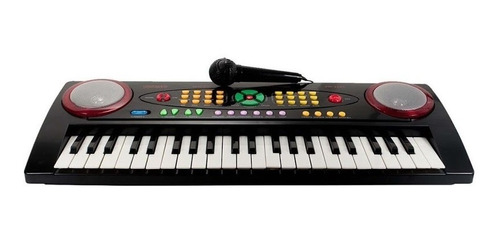 Teclado Mini Infantil 44 Teclas Turbinho Ym238c C/ Microfone
