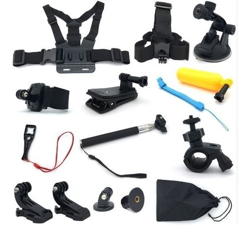 Kit Accesorios Gopro Hero, Session Camara Deportiva 40pzs 