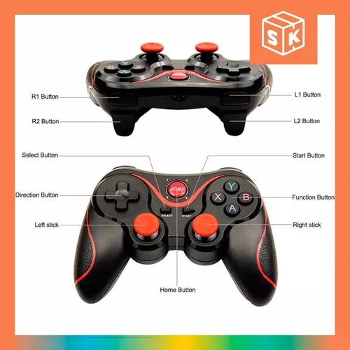 Gamepad Joystick Bluetooth Android Celular Pc Wireless Gamer