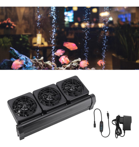 Enfriador De Agua Para Acuario, Ventilador De 3 Cabezas