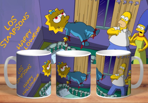 Taza De Plastico El Excorcista Por Los Simpsons