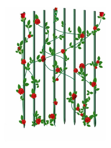 Ecostake, 5/16 X 72,  Planta Estacas, Jardín Estacas, Tomate