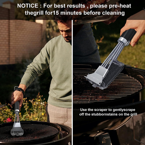 Cepillo Para Parrilla De Barbacoa En Set
