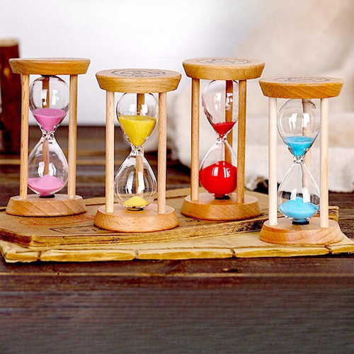Temporizador De Arena De Reloj De Arena Decoración De Rosa
