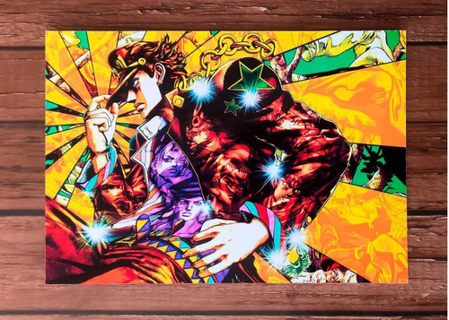 Cuadros De Madera Jojo's Bizarre Jotaro Kujo (42 X 30)