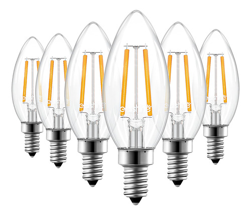 Edishine Bombilla Led E12 Para Candelabro, 5 W, 4000 K, 500