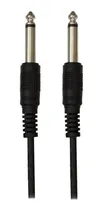 Comprar Cable De Audio Plug A Plug 6.3 Mm Monoaural De 1.8 Metros