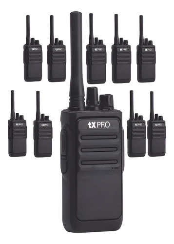 Radio Portátil Uhf 10x 16 Canales 2w Tx-320