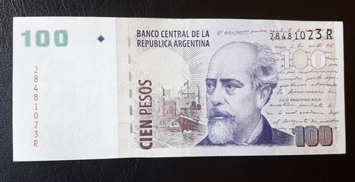 Billete De 100 Pesos Serie R Año 2012 Excelente Estado 