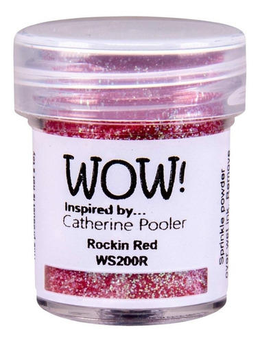 Polvo De Embossing Rocking Red Wow