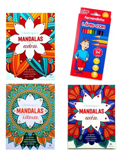 Descubre Lápis e Marcadores para Colorir Mandalas incríveis!