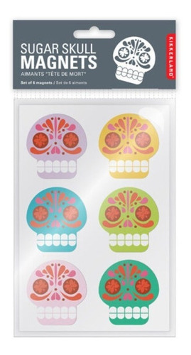 Imanes Sugar Skull Magnets Calaveras Dia De Muerto