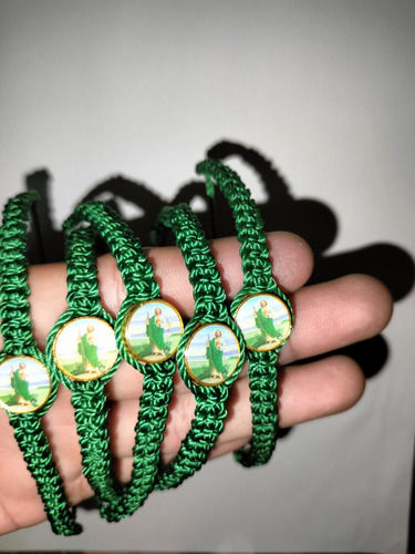 Pulseras De San Judas Tadeo Contiene 5 Pulseras