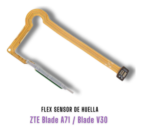 Zte A71 / Blade V30 Flex Sensor De Huella Calidad Original