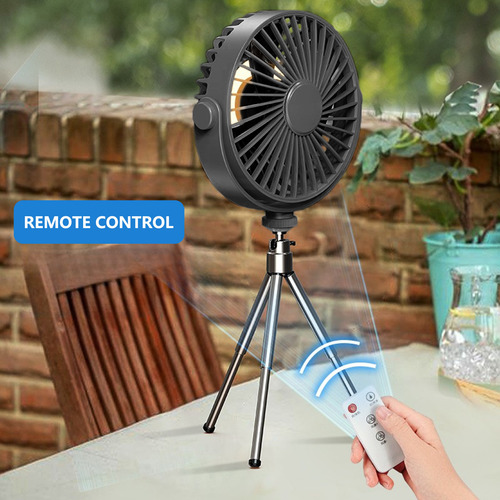 Ventilador De Escritorio Con Trípode Multifuncional Para Aca