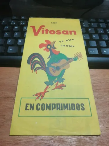 comprar Antiguo Y Lindo Folleto Vitosan Comprimidos Para Aves Gramon