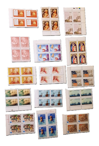 Sellos Chilenos X 4 Años 1977 - 1978 - 1979 Mint