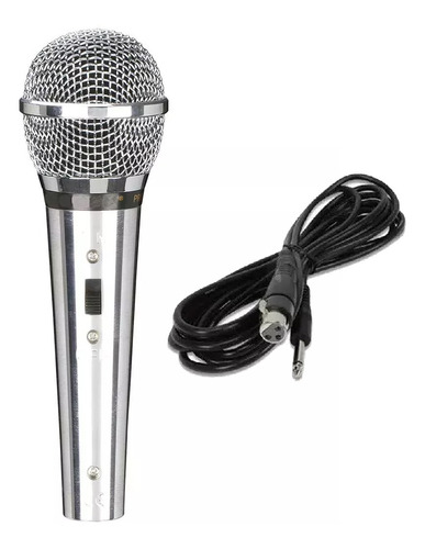 Microfono Dinamico Vocal Cardioide Fm A3 Con Cable