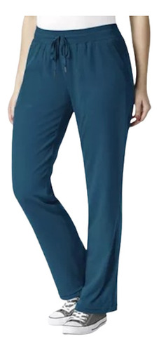 Pantalon Jogger Cargo P/mujer Azul Caribe Wonderwink