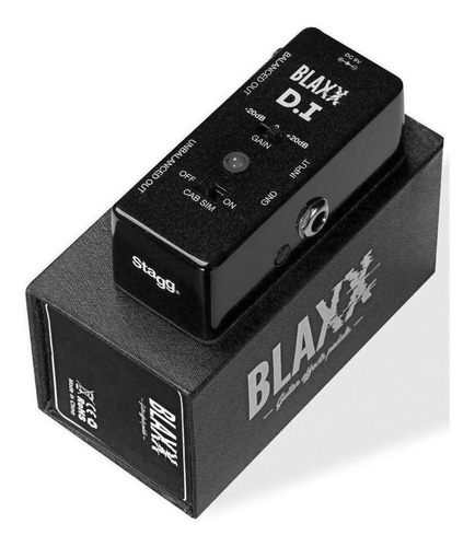 Pedal Di Preamp Guit Bajo Die Cast Mini Blaxx Stagg Bxdibox