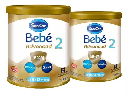 Leche de fórmula en polvo Mead Johnson SanCor Bebé 1 en caja x 4 unidades de