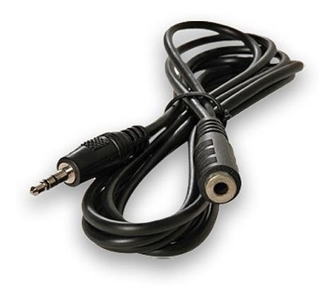 Imagen 2 de 2 de Cable Alargue Extension Audio Miniplug 3,5mm 1,5mts