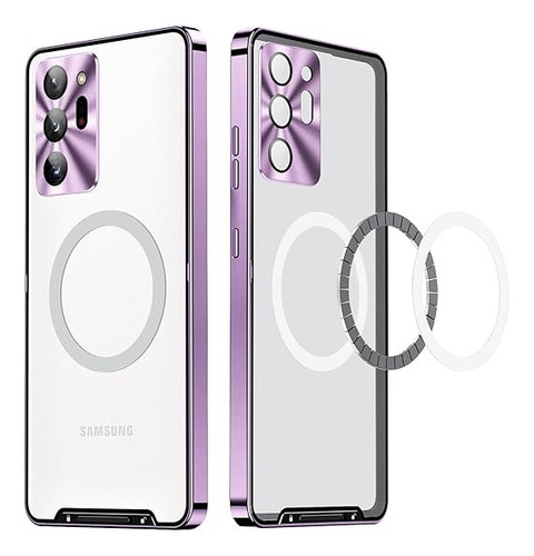 Funda Protectora Metálica Magnética Para Teléfonos Samsung.