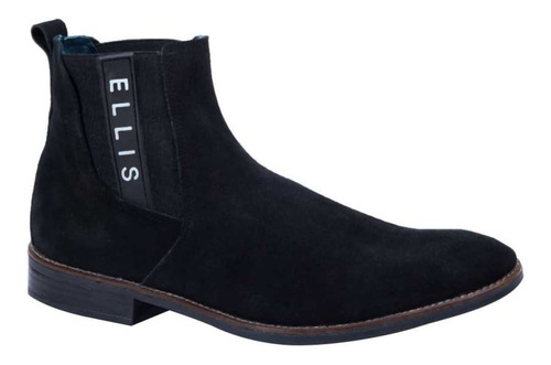 Bota Casual Perry Ellis Negra Para Hombre, Mod. 1004133