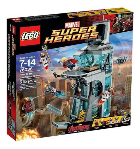 Lego 76038 Attack On Avengers Tower  Marvel Super Heroes