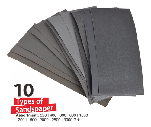 100 Peças De Lixa De Polimento De Pintura Automática Wear