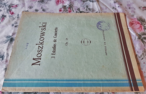 Moszkowski 3 Estudios De Concierto Op. 24 Partitura P/ Piano (Reacondicionado)