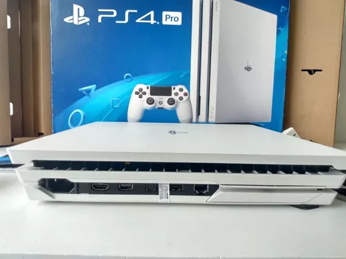 Playstation 4 Pro Branco - Ps4 Pro Branco 1tb Completo Nf