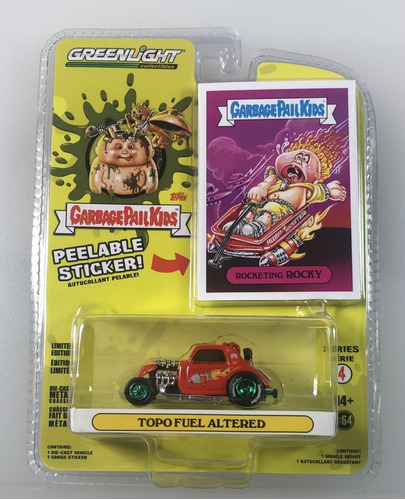 Auto Greenlight (1:64) Garbage Pail Kids-basuritas Topo Fuel