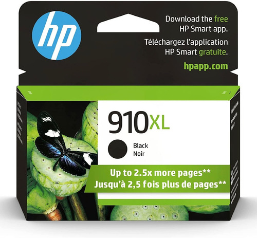 Cartucho De Tinta Original Hp 910xl Negro Alto Rendimiento