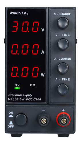 Fuente De Poder Dc Ajustable Precisión Alta 0-30v 0-10a Dual