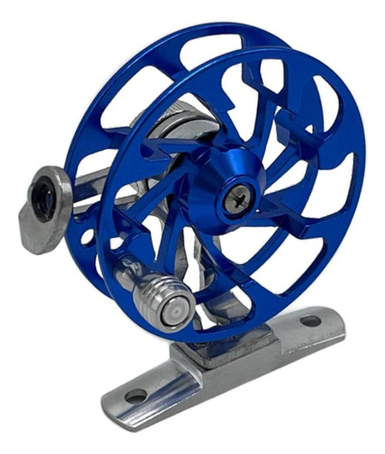 Carrete De Pesca Con Mosca Carrete De Baitcasting Azul