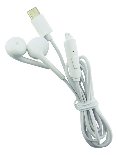 Audifonos Manos Libres Para Usb Tipo C Color Blanco