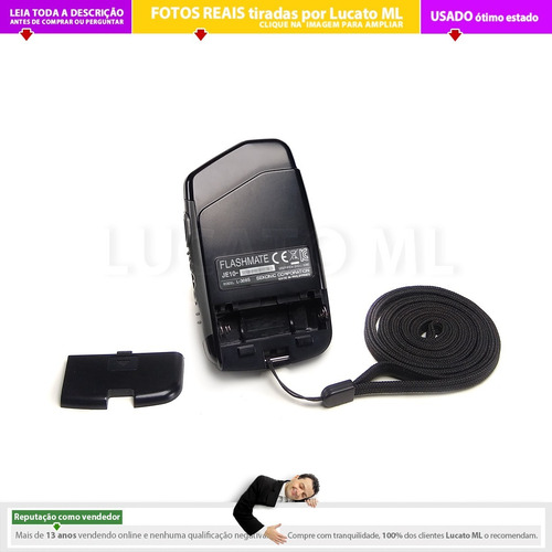 Fotômetro Impecável Flashmate Sekonic L308s + Alça