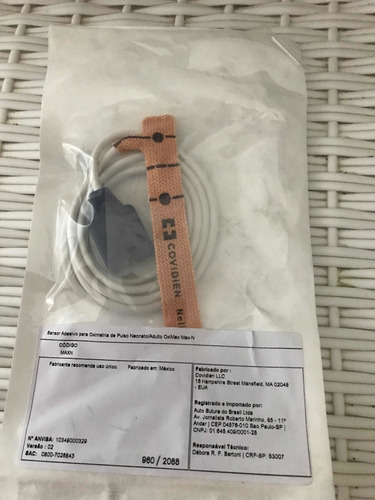 Sensor Adesivo De Oximetrias Nellcor