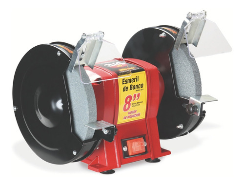 Esmeril De Banco 3/4 Hp Mikel's Con Micas Protectoras