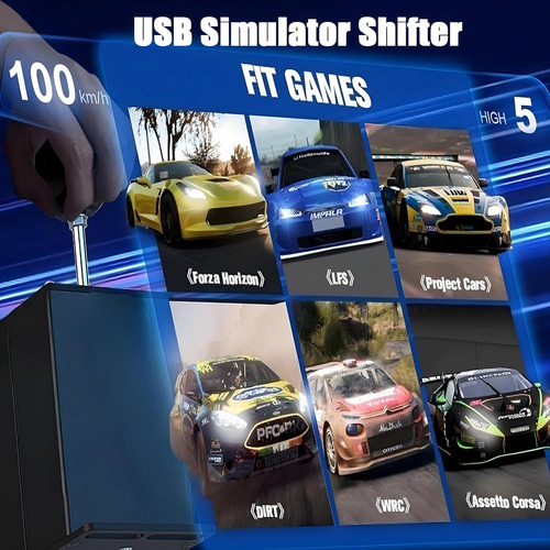 Pc Usb Racing Game Simulator Shifter Compatible With Lo Gite